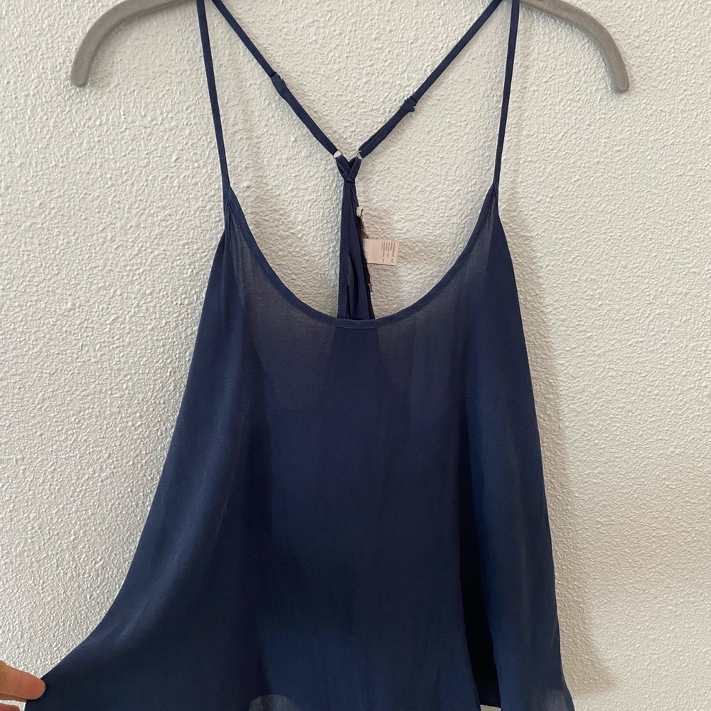Blue tank top